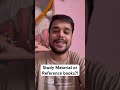 Should you complete study material or a reference book? #jee2025 #jee2024 #shorts