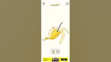 DOP Level 7 Pretty Banana Solution Draw One Part Shorts Gameplay #shortsvideo