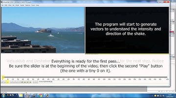 How to use Deshaker in Virtualdub
