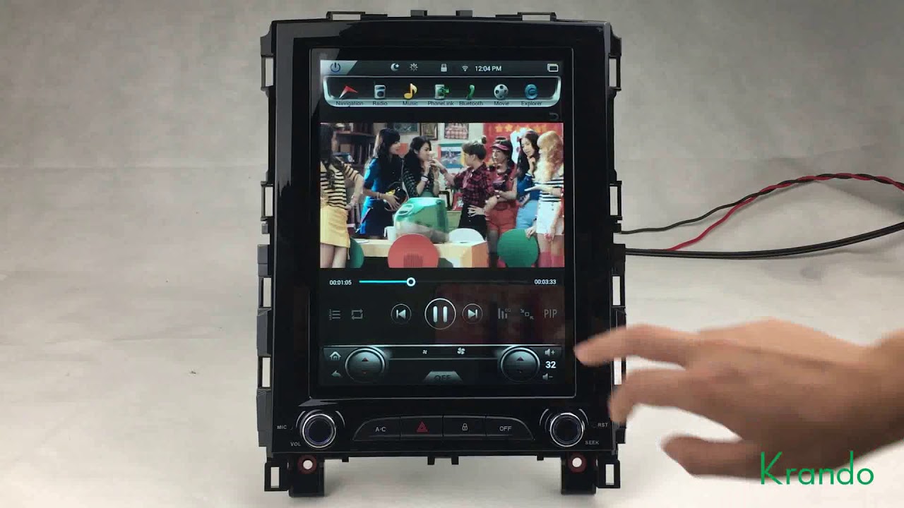 Krando 10 4 Vertical screen Android 6 0 32G ROM car radio