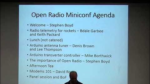 [linux.conf.au 2014] Welcome to the Open Radio Miniconf