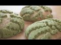 Matcha (Green Tea) Conchas (Pan Dulce)