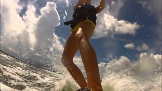 Laura Wakeboarding!
