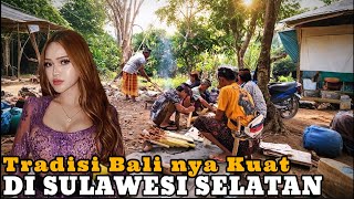 LUAR BIASA...!! TRADISI ADAT BALI NYA KUAT, SUASANA KAMPUNG HINDU DI SULAWESI SELATAN