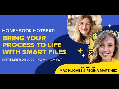 HoneyBook HotSeat: Bring Your Process to Life with Smart Files