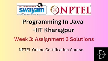 Programming In Java -IIT Kharagpur Week 3 Assignment Answers  ||Jan 2024|| NPTEL