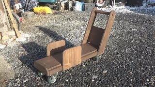 【DIY】灯油運搬台車作ったよ。Make dolly