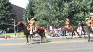 2013 Wagon Days Parade - Peruvian Paso riders
