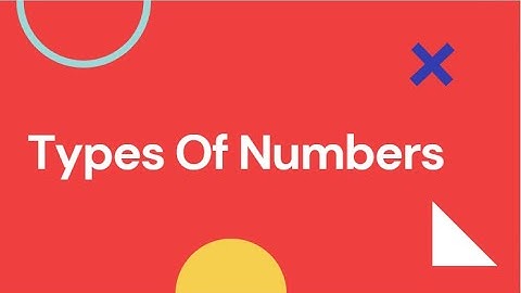 Types of Numbers ( Natural, Integers Rational, Irrational, Reciprocal)