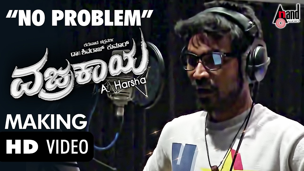 Making of No Problem Song  Vajrakaya  Sung by Dhanush  Dr Shivarajkumar  Arjun Janya