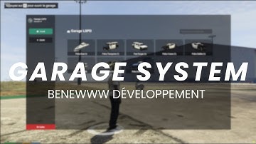 Garage Vehicles System - FiveM Script