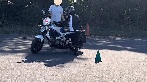 Manual Handling Practice for Mod 1 Motorcycle Test (UK)