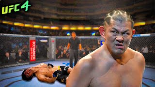 Minoru Suzuki | professional wrestler vs. Bruce Lee (EA sports UFC 4) - rematch
