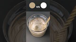 สีน้ำตาลอ่อน vs สีขาว - การผสมสี -