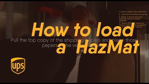 Inside Series - How to load a HazMat.