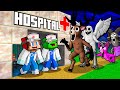 JJ and Mikey Opened ANIMAL HOSPITAL in Minecraft - Maizen (99 Nights In The Forest)