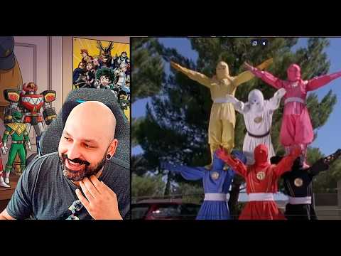 90's Kid Reacts to Every POWER RANGERS Opening!