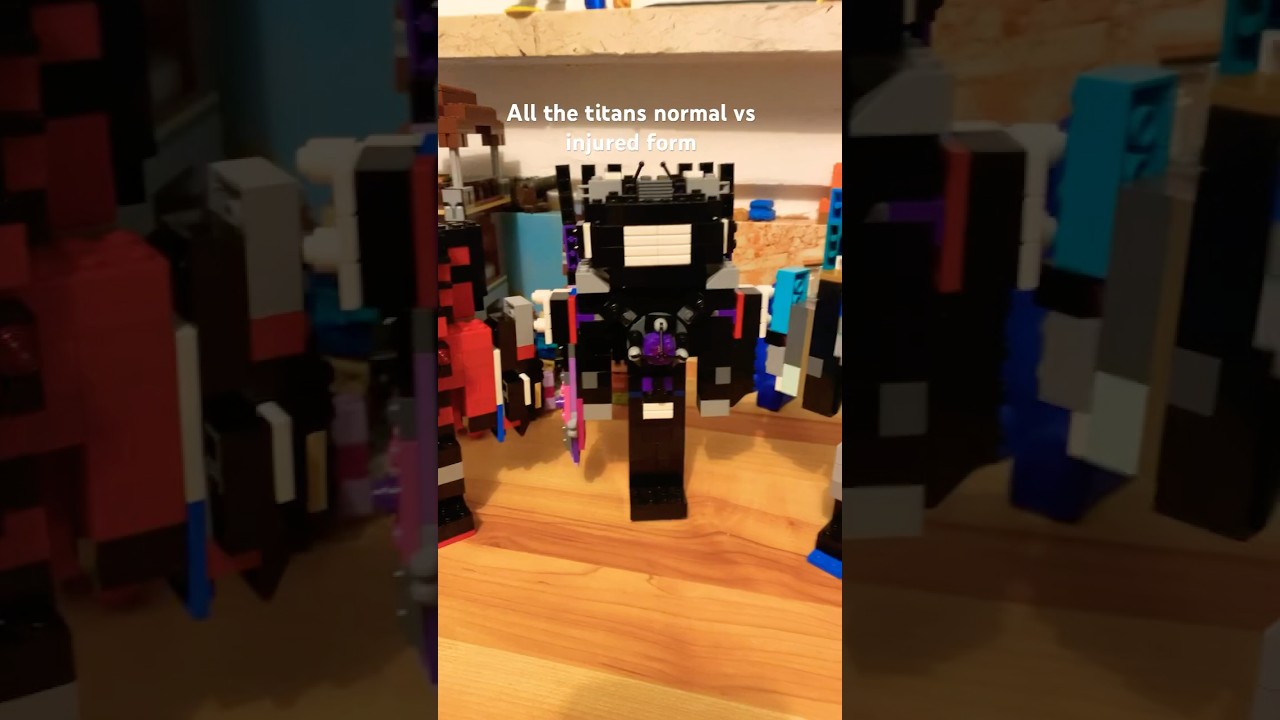 All titans normal vs injured forms