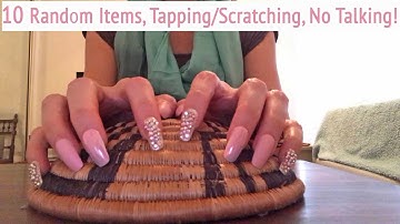 ASMR * 10 Random Items! * Fast Tapping & Scratching * No Talking * ASMRVilla
