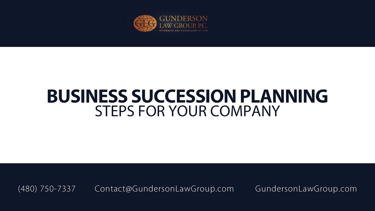 Business Succession Planning | Gunderson Law Group