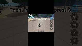 Back dash tech tutorial #combo #roblox #tsb