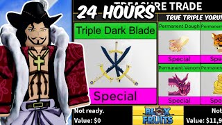 Trading TRUE TRIPLE YORU for 24 Hours in Blox Fruits screenshot 3