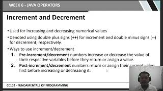 Part 1 - Java Operator