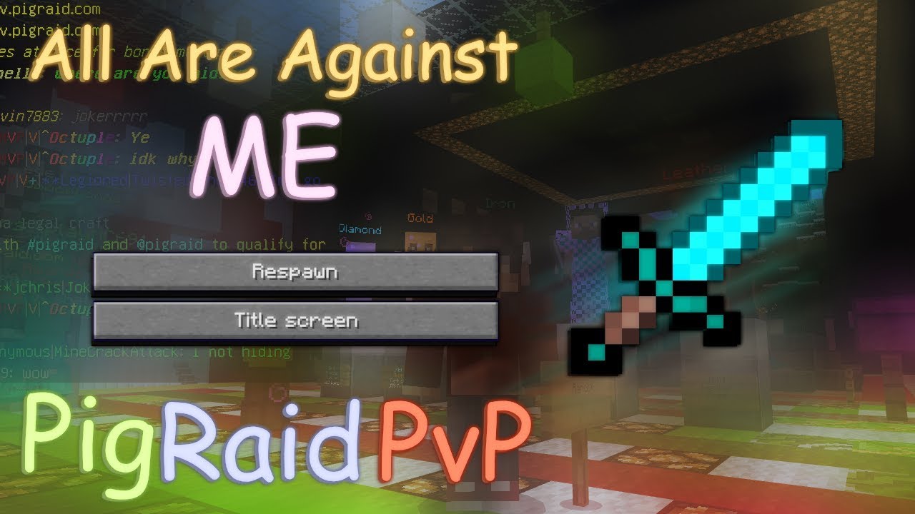 The Fight For Christmas! [Raged Quit] | PigRaid PVP (MCPE, Windows 10 ...
