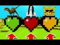 Minecraft PE : DO NOT CHOOSE THE WRONG HEART! (Raptor, Jeff The Killer & Spongebob.exe)