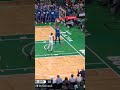 Mikal delivered the perfect pass to KAT down low 😱 #knicks #transition #nba #dunk #shorts
