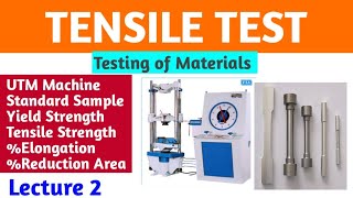 Lecture 2 - Tensile Test//Determine Yield Strength trength, Tensile Strength,%Elongation #tensile