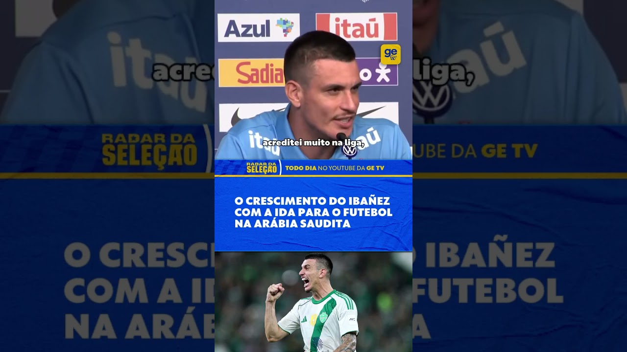 IBAÑEZ FOI PRA ARÁBIA, CRESCEU COMO LÍDER, MARCOU CR7 E FOI PRA COPA! | #shorts | RADAR DA SELEÇÃO