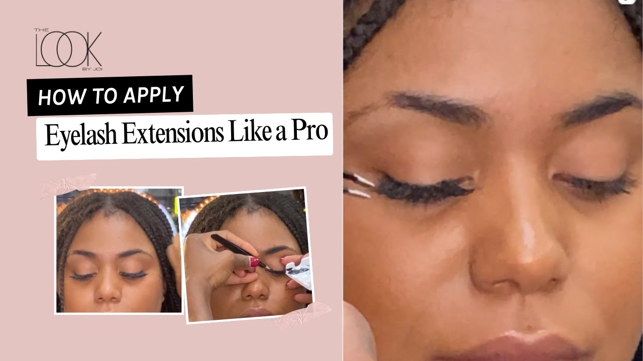 How to Apply Eyelash Extensions Like a Pro - YouTube