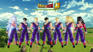 Gohan AF (Base-SSJ1-SSJ2-SSJ3-Ultimate-SSJ4-SSJ5) - Dragon Ball Xenoverse 2 Mods