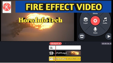 How to give fire effect|kinemaster fire effect tutorial|Horo InfoTech
