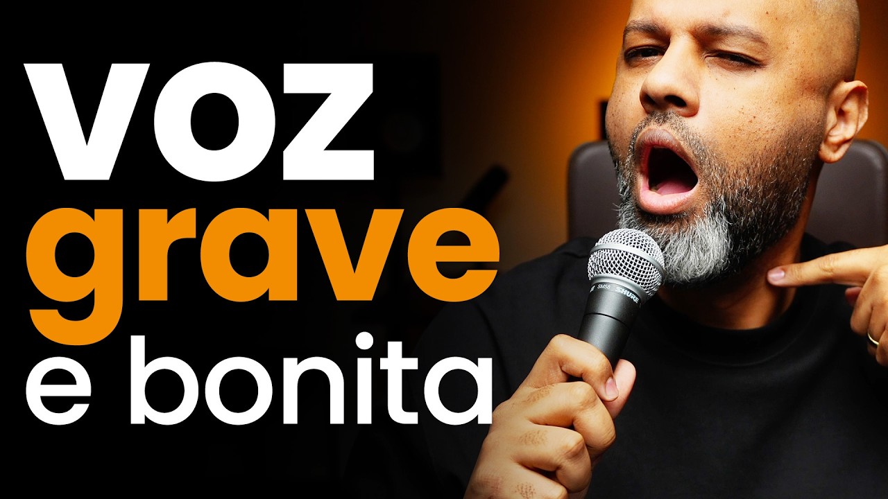 Voz Grave e Bonita para Cantar (Exercício para Engrossar a Voz)