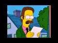 Homer shows flanders a mathematical proof that god doesnt exist