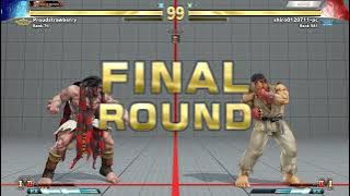 Street Fighter V Ranked Match NECALLI VS RYU