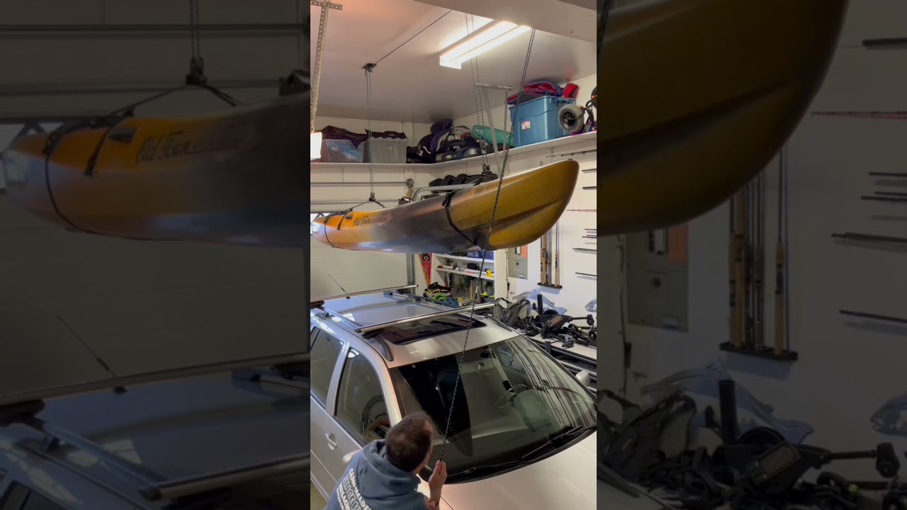 Kayak Pulley Hoist System | Old Town Salty 120 PDL 