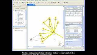 Social Network Analysis Software -  NetMiner   : 3.3 Selecting Nodes and Links on Network Map