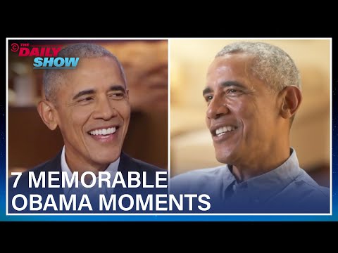 7 Memorable Barack Obama Moments | The Daily Show