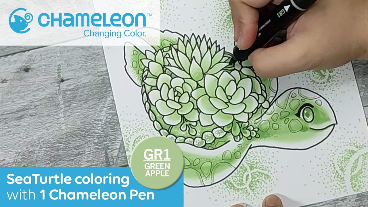 Color Blending with Chameleon Markers by Dino Tomic 