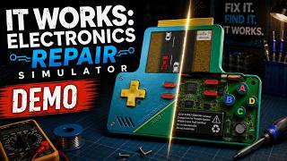 IT Works Demo – Diagnosing & Repairing Electronics | PC Gameplay