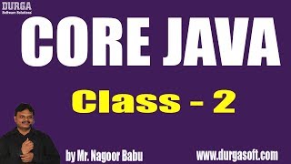 Information JAVA History || Class - 2 || by Mr. Nagoor Babu Sir On 04-12-2018 Guide