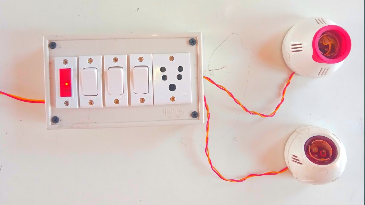 How to give connection of electric board | How to makes Switch board ...