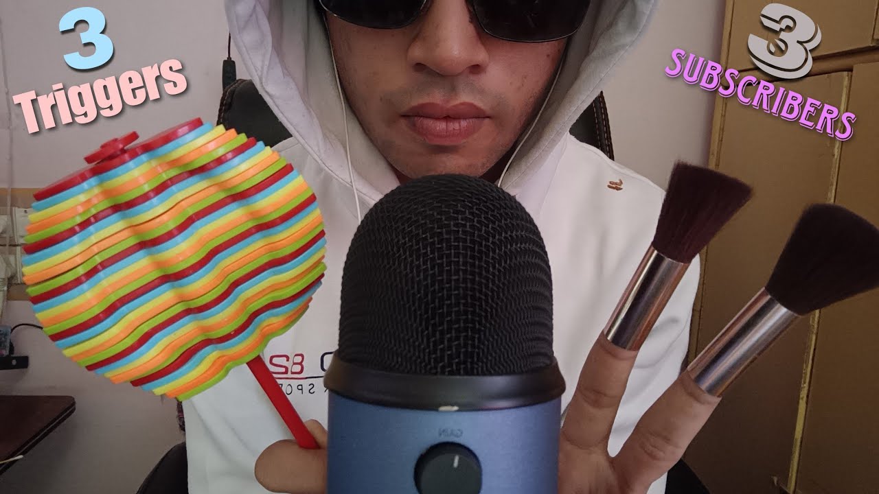 3 Triggers for 3 Subs (Special) ASMR - YouTube