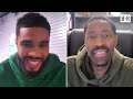 Jayson Tatum Talks MVP Chase, Jaylen Brown, &amp; Names All-Time Pickup Team | Crawford&#39;s Couch