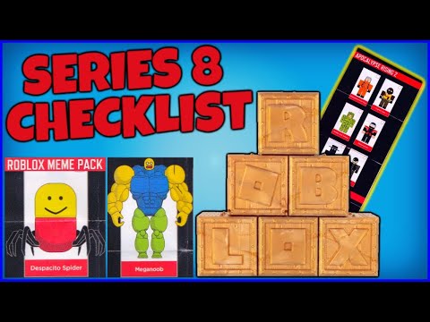 Checklist For Roblox Toys Series 8 Meme Pack Jailbreak Car Youtube