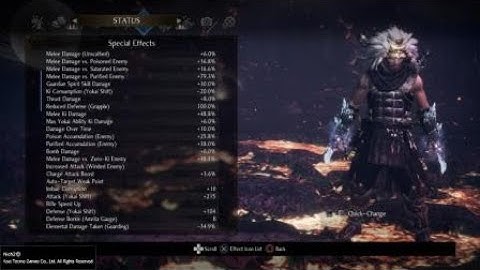 Nioh 2 – Phantom Yokai shift build Depths of the underworld