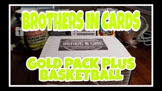 Brothers In Cards September Gold Pack Plus Program Basketball | RC AUTO